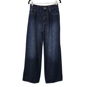 Anthropologie Pilcro NWT The Annie Wide Leg Jeans 27 x  30 High Waist